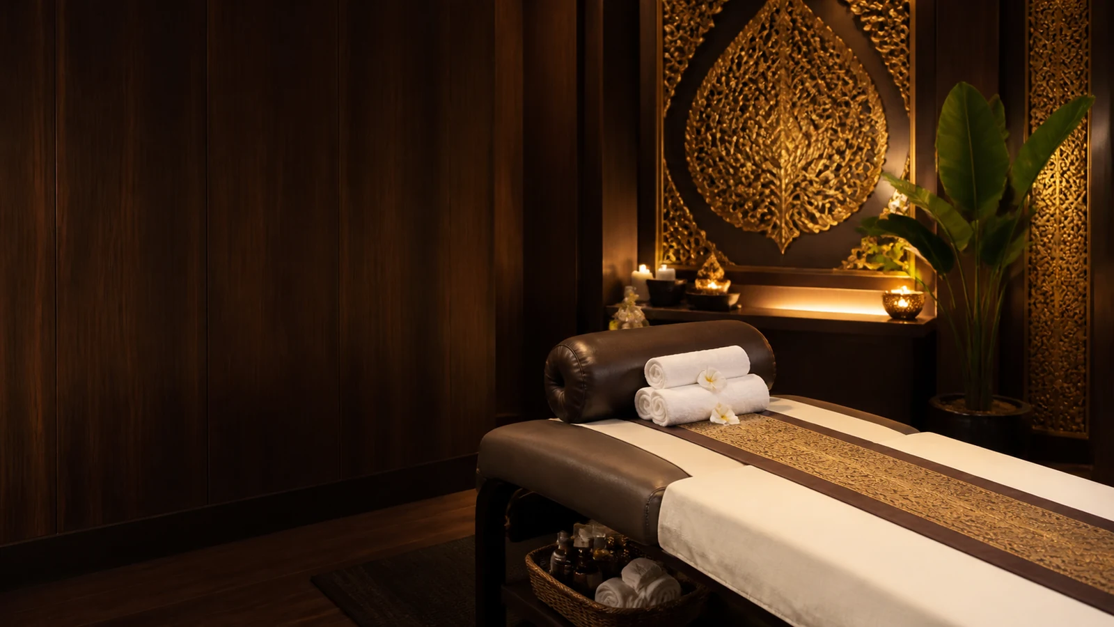 Espace zen pour soin du visage